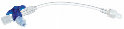Кран 3-ходовой Дискофикс С с Сэйффлоу 360° синий линия 50 см купить оптом в Самаре