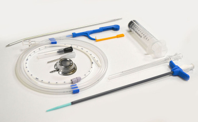 Система для венозно-артериального доступа c портом эллипсовидным PORT TI (титановым) с катетером 8 F и набором для установки купить оптом в Самаре