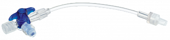 Кран 3-ходовой Дискофикс С с Сэйффлоу 360° синий линия 75 см купить в Самаре