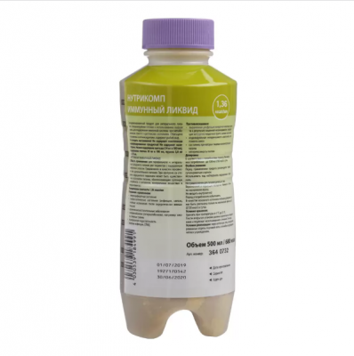 Нутрикомп Иммунный ликвид 500 мл. пластиковая бутылка купить оптом в Самаре