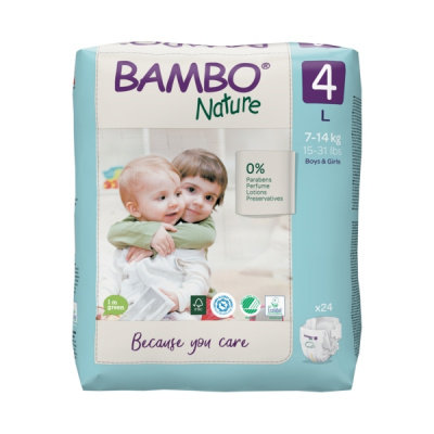 Эко-подгузники Bambo Nature 3 (4-8 кг), 52 шт купить оптом в Самаре