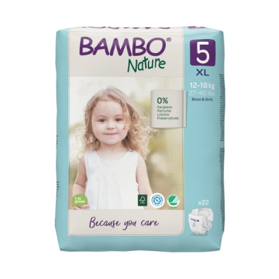 Эко-подгузники Bambo Nature 4 (7-14 кг), 24 шт купить оптом в Самаре