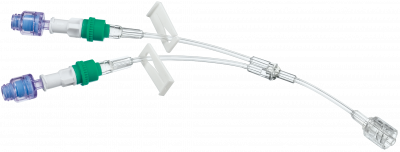 Удлинительная Y-линия с 2-мя коннекторами Сэйффлоу и возвратным клапаном 12 см купить оптом в Самаре