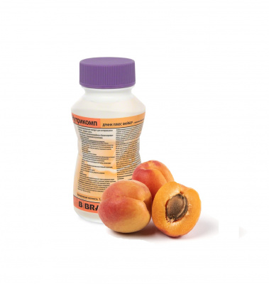 Нутрикомп Дринк Плюс Файбер с персиково-абрикосовым вкусом 200 мл. в пластиковой бутылке купить оптом в Самаре